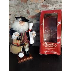 Home For The Holidays Visions Of Santa Collection Colonial Figure Christmas